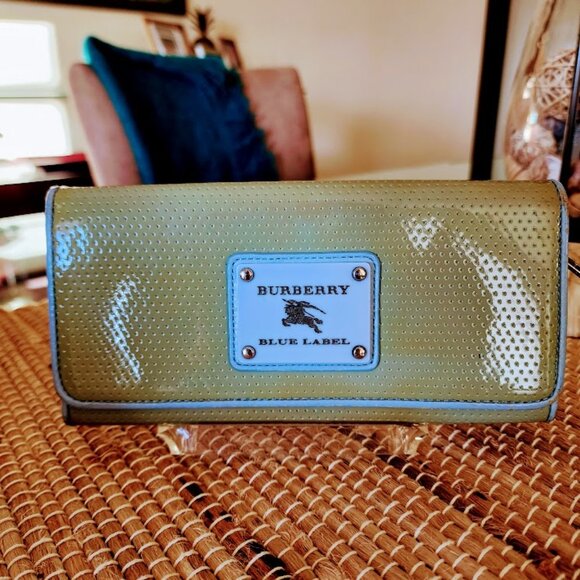 Burberry Handbags - Burberry Blue Label Leather Wallet